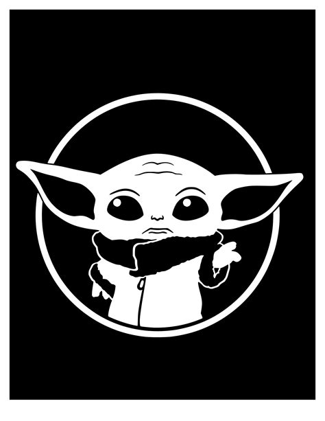 baby yoda screen print transfer - 1990pontiactranssportvan