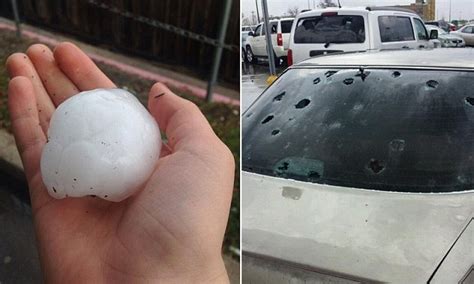 Monster Hail Storms and Tornadoes in Denton Texas - April 3 2014