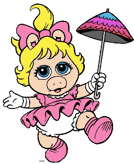 Muppet Babies Clipart Images - Miss Piggy, Kermit the Frog, etc ...