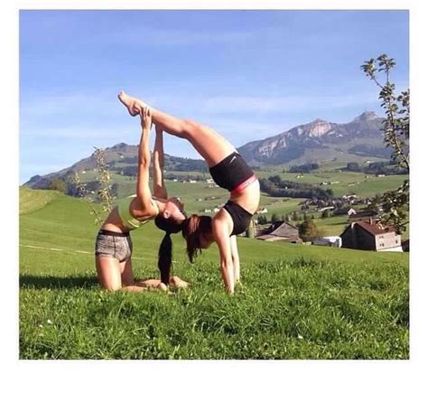 Handstand and Backbend Partner Combo | Acro | Pinterest | Yoga poses, Yoga and Partner yoga