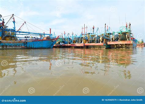 Hutan Melintang Fishing Village Editorial Stock Image - Image of ...