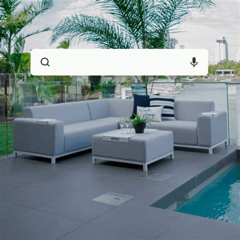 Aluminium Slat - Outdoor Table (90x90cm) WHITE - OFO Outdoor Furniture