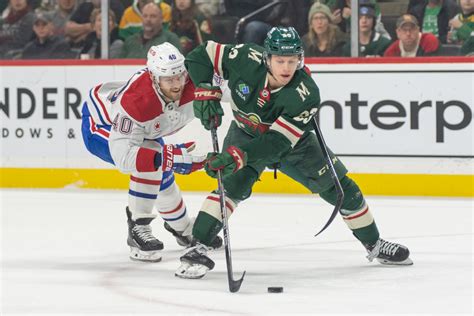 Wild vs Canadiens Player of the game: Marco Rossi - The Hockey News Minnesota Wild News ...