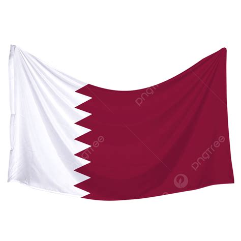 Qatar Flag White Transparent, Flag Of Qatar, Qatar, Flag, Mockup PNG Image For Free Download