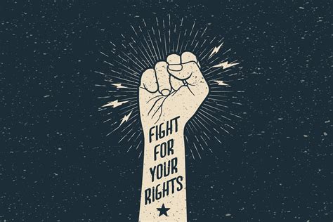 Protest Fist Vector | Illustrator Graphics ~ Creative Market