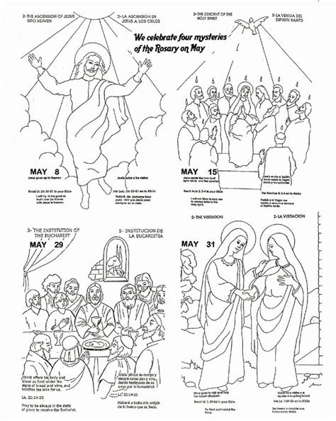 Luminous Mysteries Of The Rosary Printable