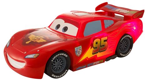 Amazon.com: Cars Lights and Sounds World Grand Prix Lightning McQueen Vehicle: Toys & Games ...