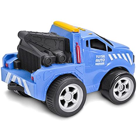 Soft Body RC Tow Truck - 49 MHz - - Fat Brain Toys