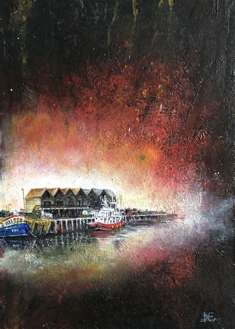 Whitstable Harbour - Ben Cotterill Art