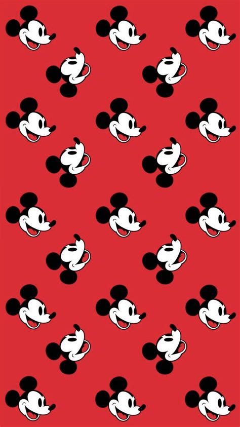 Red Mickey Mouse Wallpaper / Disney | Fondos de pantalla rojo, Iphone ...