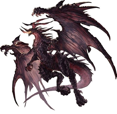 bahamut.png (1745×1700) | Fantasy creatures art, Fantasy dragon, Fantasy monster