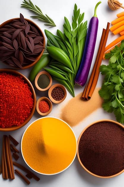 Premium Photo | Colorful various herbs and spices for cooking