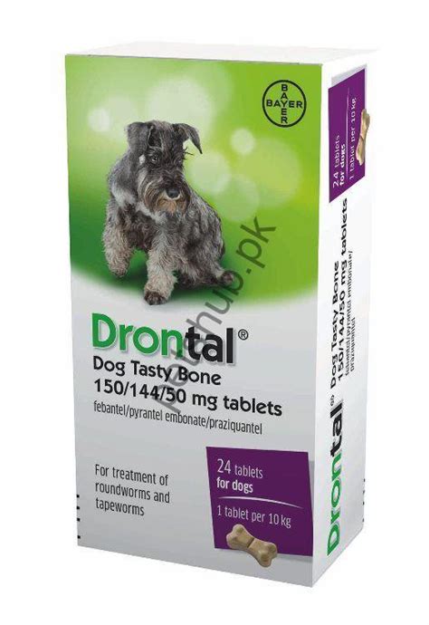 Drontal Plus Tablet For Dog Price in Pakistan - Petshub.pk