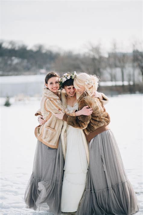 Intimate Winter Barn Wedding