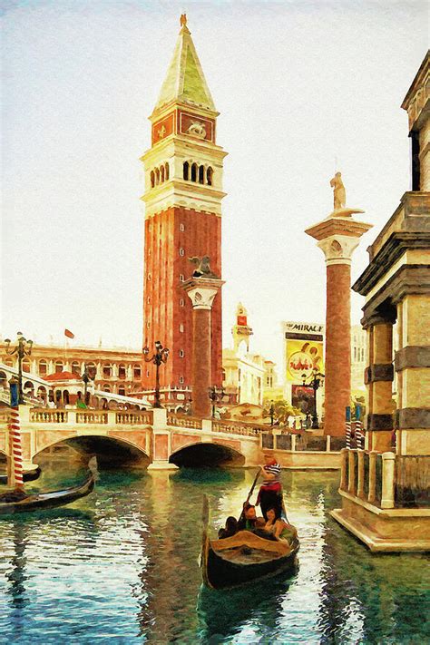 Gondola ride at Venetian, Las Vegas Photograph by Tatiana Travelways ...