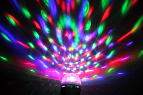 Music Active DMX Crystal Ball LED Stage Lighting Club Disco DJ Party Lights | eBay