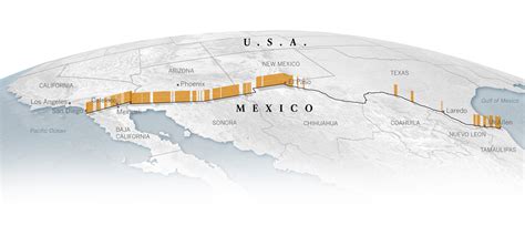 Us Mexico Border Cities Map