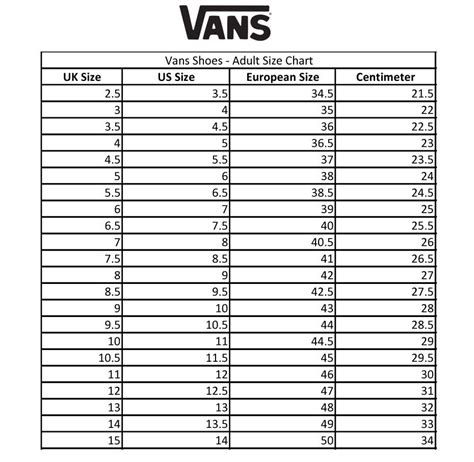 Converse Size Chart Cm - itsessiii