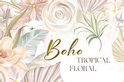 Boho Tropical Floral