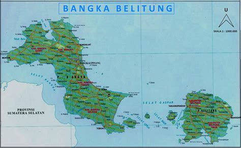 PETA BANGKA -- BELITUNG ~ GEOGRAFI INDONESIA