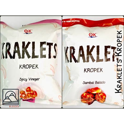 Kraklets Kropek (Spicy Vinegar/Sambal Balado) | Shopee Philippines