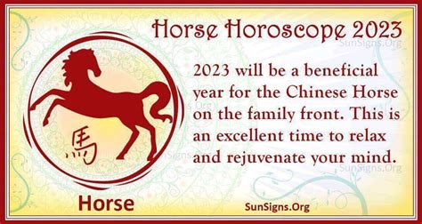 Horse Horoscope 2023 - Luck and Feng Shui Predictions! - SunSigns.Org