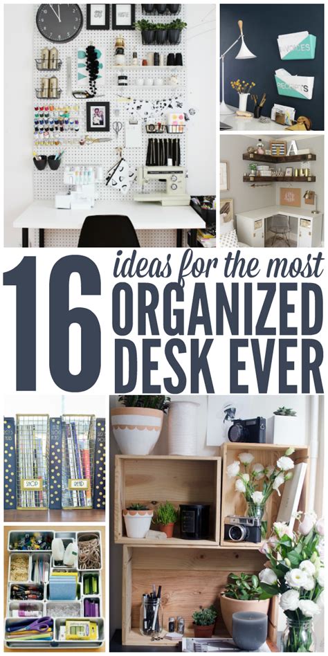 16 Genius Ideas for the Most Organized Desk Ever