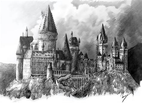 Hogwarts | Harry potter drawings, Harry potter fan art, Harry potter art