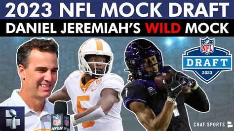 Daniel Jeremiah 2023 NFL Mock Draft: Reaction To DJ’s WILD 1st Round ...