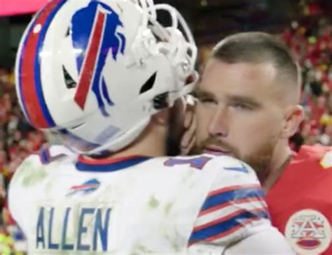 Travis Kelce's Heartbreaking Five-Word Message To Josh Allen After Bills vs. Chiefs - Athlon Sports