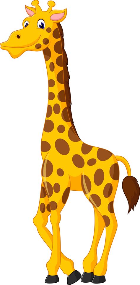 Cute giraffe cartoon 7579241 Vector Art at Vecteezy