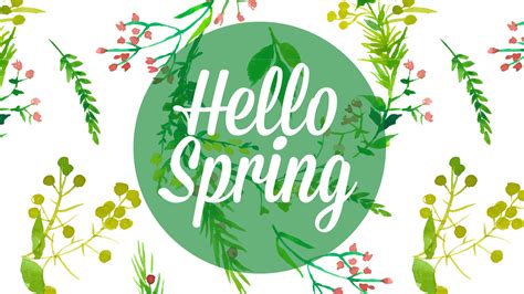 Hello Spring Wallpapers - WallpaperSafari