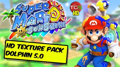 Super Mario Sunshine - Dolphin 5.0 & HD Texture Pack! - YouTube