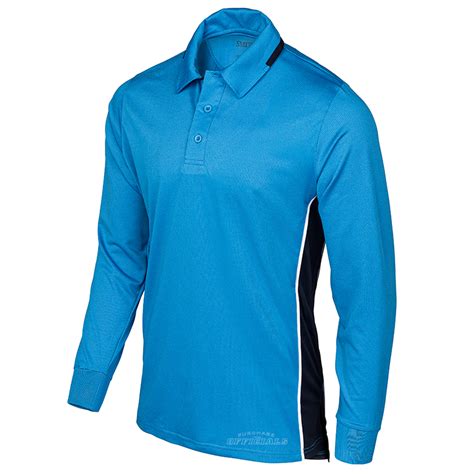 NCAA Softball Men’s Bright Blue Long Sleeve Umpire Shirts – Purchase Officials Supplies