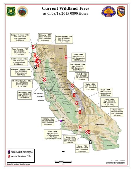 Us Forest Service Fire Map California