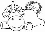 Teddy Teaser Unicorn Coloring Page sketch template
