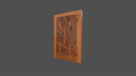 ArtStation - "Door from wood " 3D Model | Resources