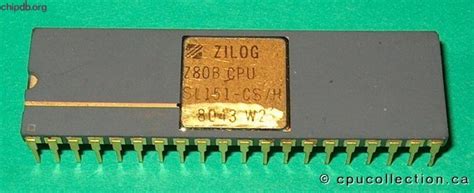 Zilog - Z80 - Z80x - Zilog Z80B CPU - chipdb.org