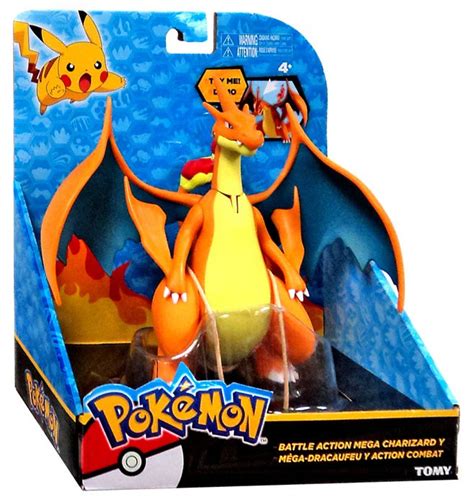 Pokemon Battle Action Mega Charizard Y 6 Large Figure TOMY - ToyWiz