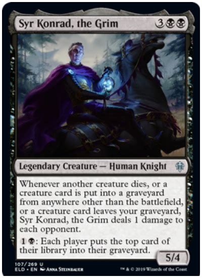 MTG graveyard shenanigans come to life with Syr Konrad, the Grim | Dot ...