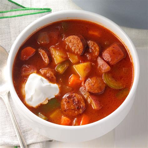 Andouille Sausage Soup Recipe | Taste of Home