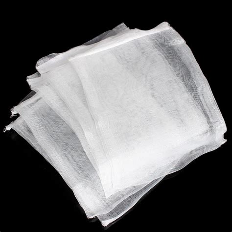 High Quality 5pcs Nylon Mesh Aquarium Pond Filter Media Bag Zipper White Color 2017 Newest For ...