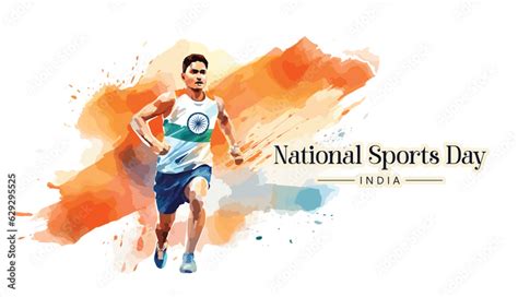 29 august India celebrates National Sports Day of India banner design ...