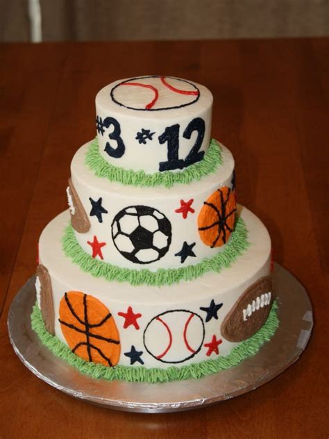 Birthday Cakes Images. Sports Birthday Cakes For Kids: Sports ... | Sports birthday cake, Sports ...