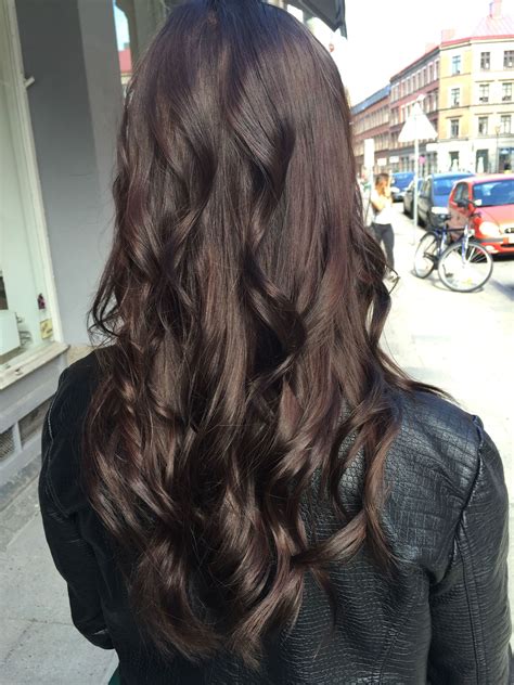 Rich dark chocolate brown hair done by Scarlett Arenhill @scarlettdoeshair at… | Dark chocolate ...