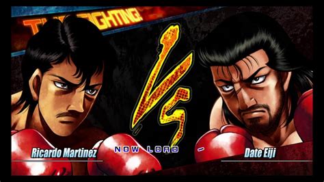 Ricardo Martinez vs Date Eiji - Hajime no Ippo PS3 English Patch - YouTube