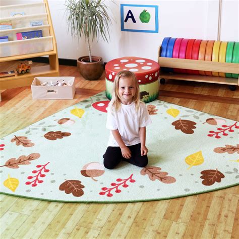 Forest Friends Corner Placement Carpet,Classroom carpet,classroom rugs ...