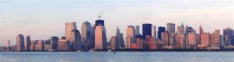 New York City Manhattan downtown skyline 8333797 Stock Photo at Vecteezy