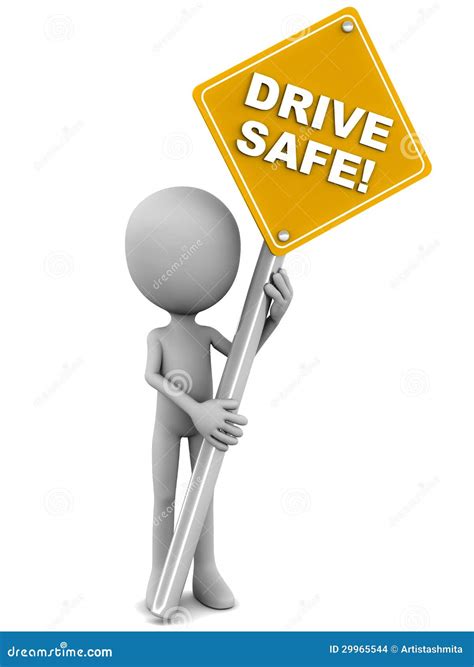 Drive Safe And Carefully Icon/ Safe Driving Concept Cartoon Vector ...