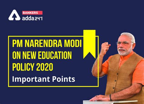 PM Narendra Modi on new Education Policy 2020- Important Points